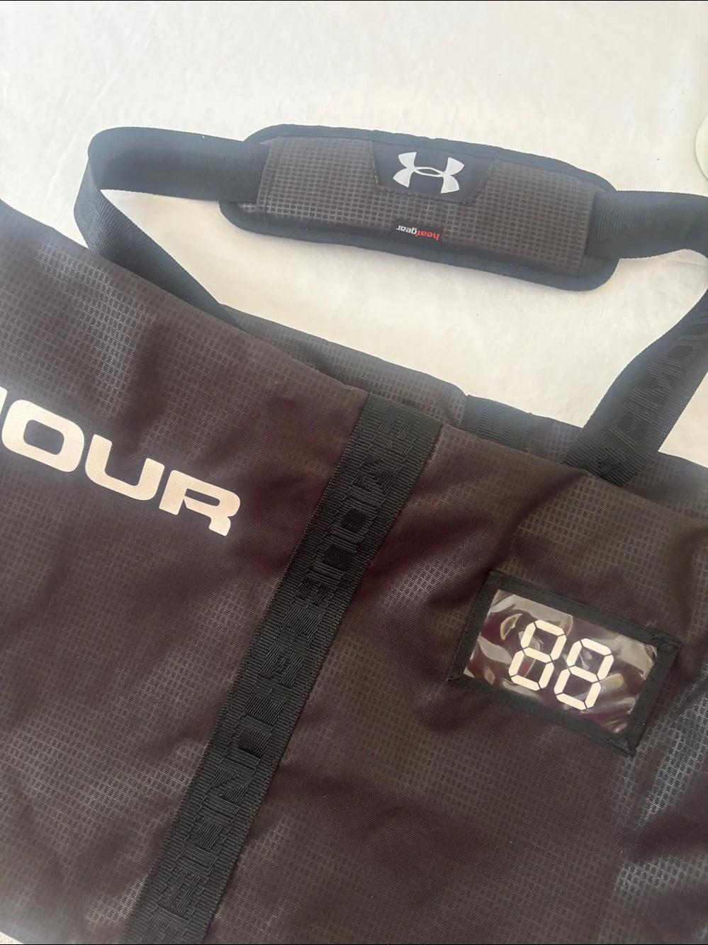 Under Armour Black Duffel Backpack-Style Gear Bag